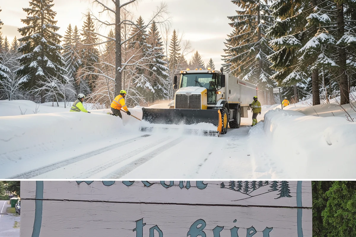 V-Plow Service in Brier, Snohomish County, WA - V-plow service is most valuable after heavy accumulation and drifting events from December through February.