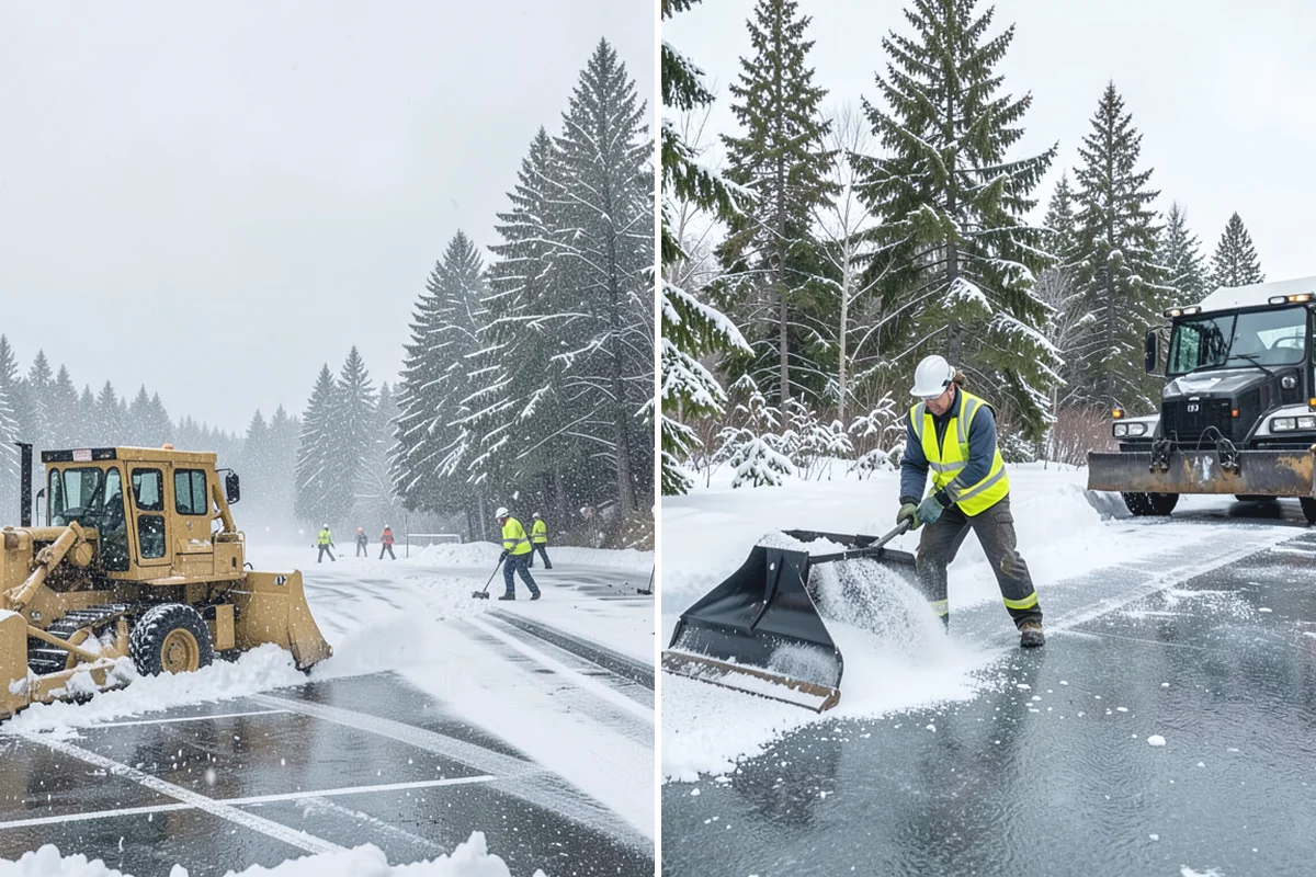 V-Plow Service in Buckley, Pierce County, WA - Set the blade to a V to break into deep or packed snow