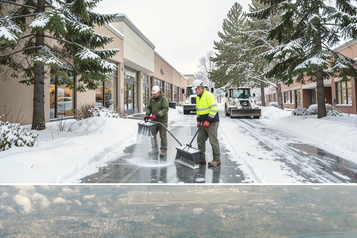 V-Plow Service in Burien, King County, WA - V-plow service is most valuable after heavy accumulation and drifting events from December through February.
