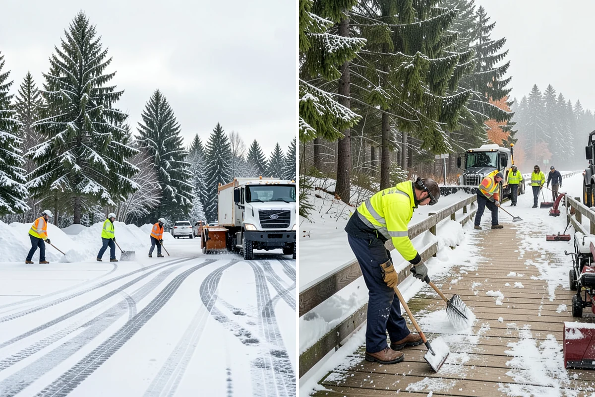 V-Plow Service in Clyde Hill, King County, WA - Set the blade to a V to break into deep or packed snow