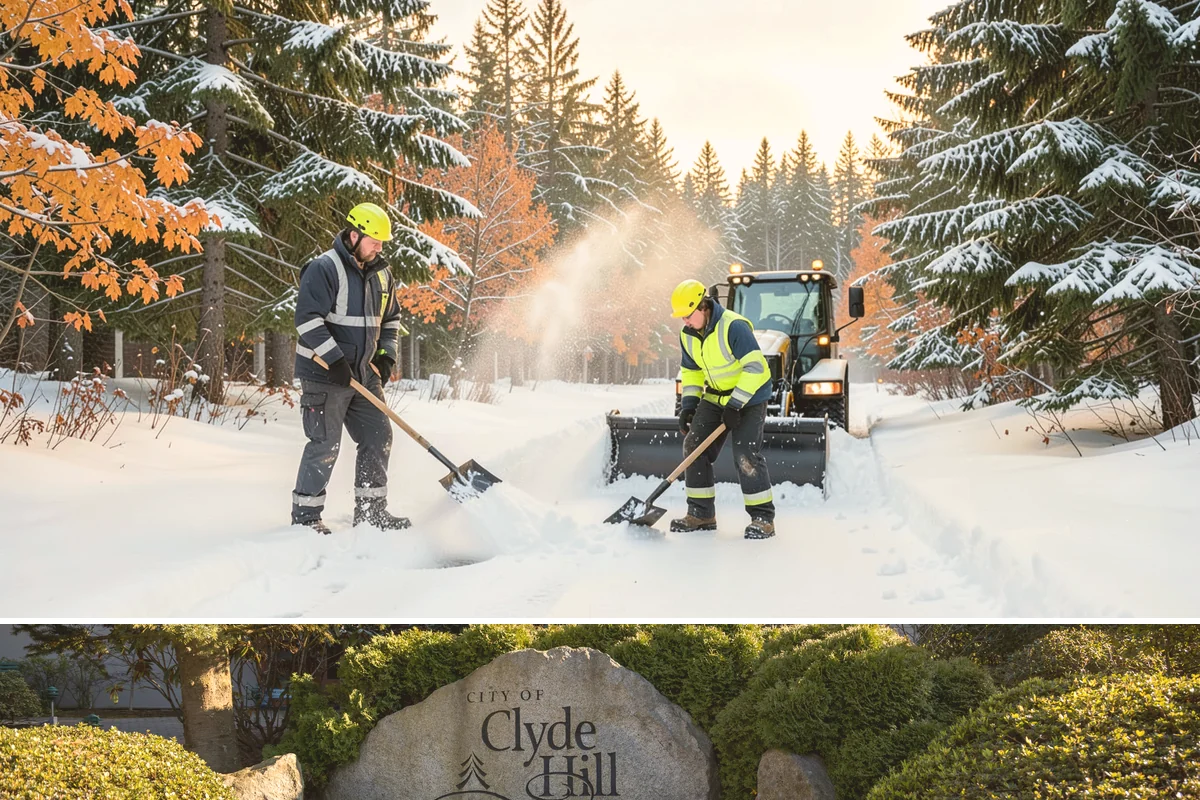 V-Plow Service in Clyde Hill, King County, WA - V-plow service is most valuable after heavy accumulation and drifting events from December through February.