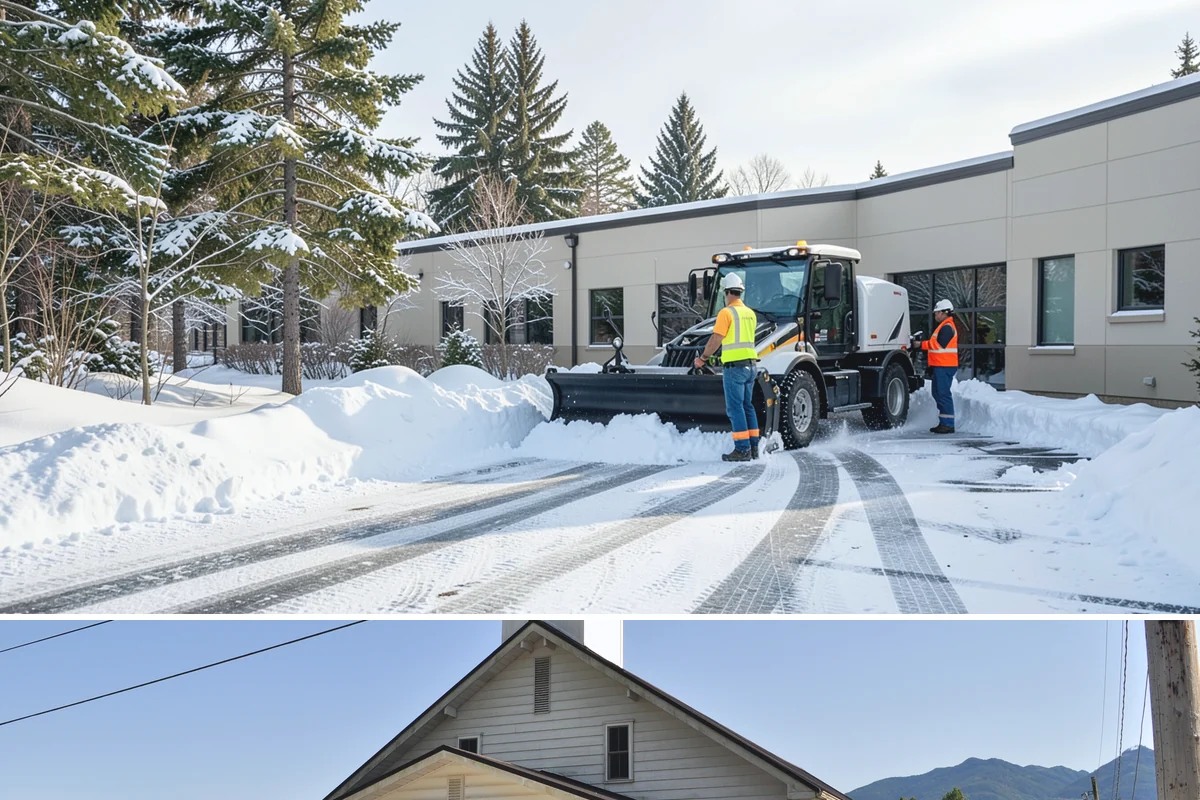 V-Plow Service in Concrete, Skagit County, WA - V-plow service is most valuable after heavy accumulation and drifting events from December through February.