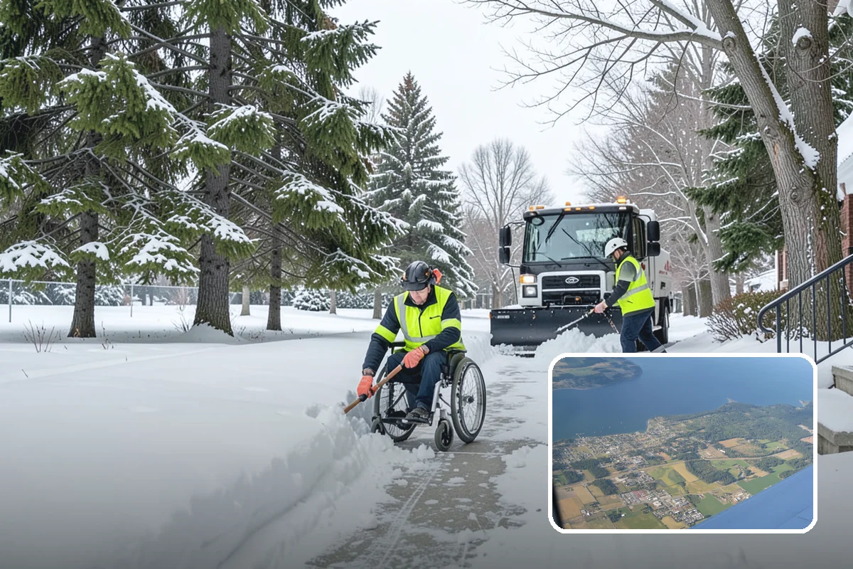 V-Plow Service in Coupeville, Island County, WA - Pointed blade that penetrates deep drifts and packed snow