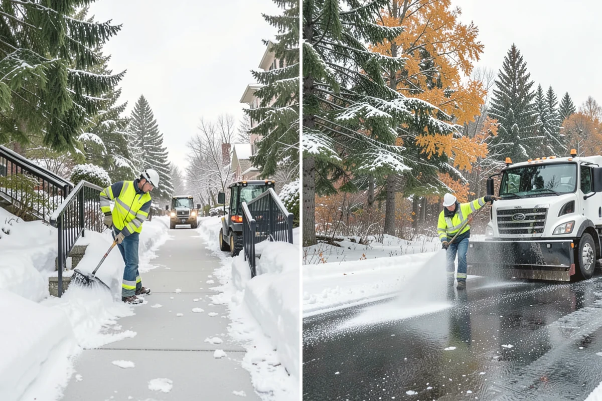 V-Plow Service in Covington, King County, WA - Set the blade to a V to break into deep or packed snow