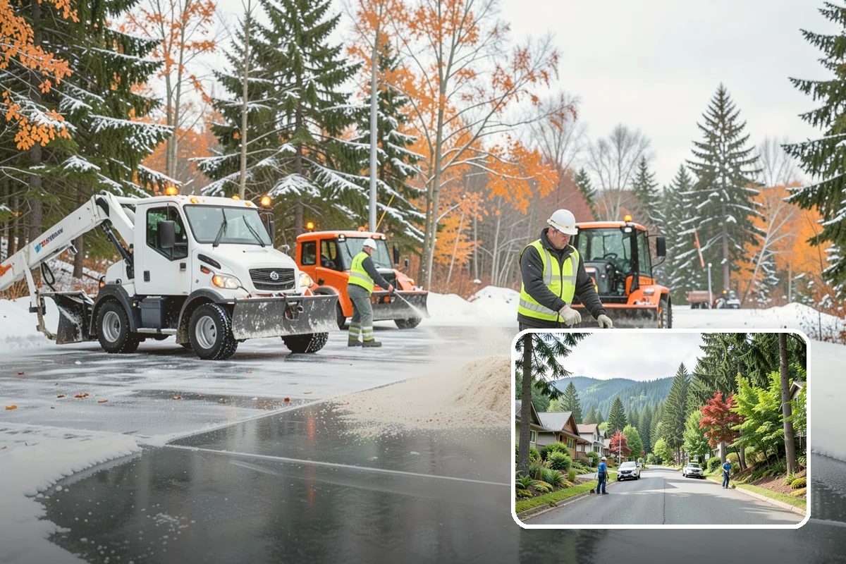 V-Plow Service in Darrington, Snohomish County, WA - Pointed blade that penetrates deep drifts and packed snow