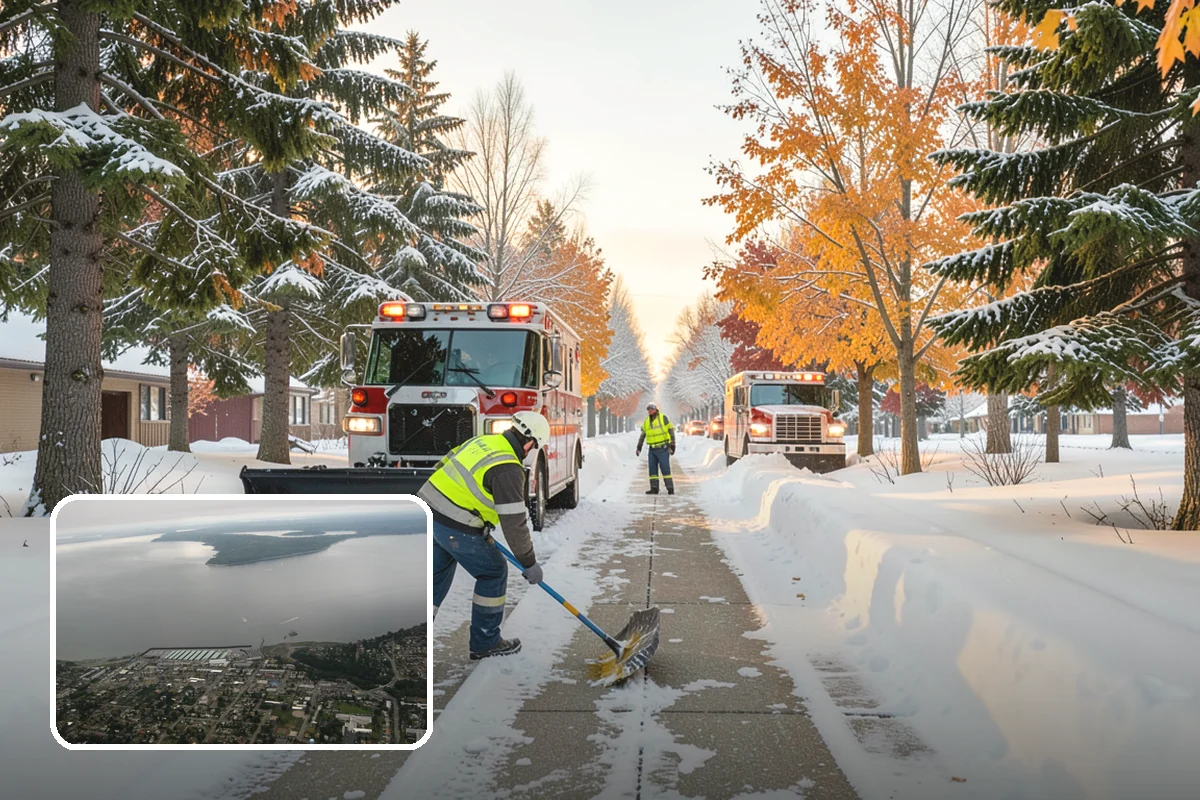 V-Plow Service in Des Moines, King County, WA - Pointed blade that penetrates deep drifts and packed snow