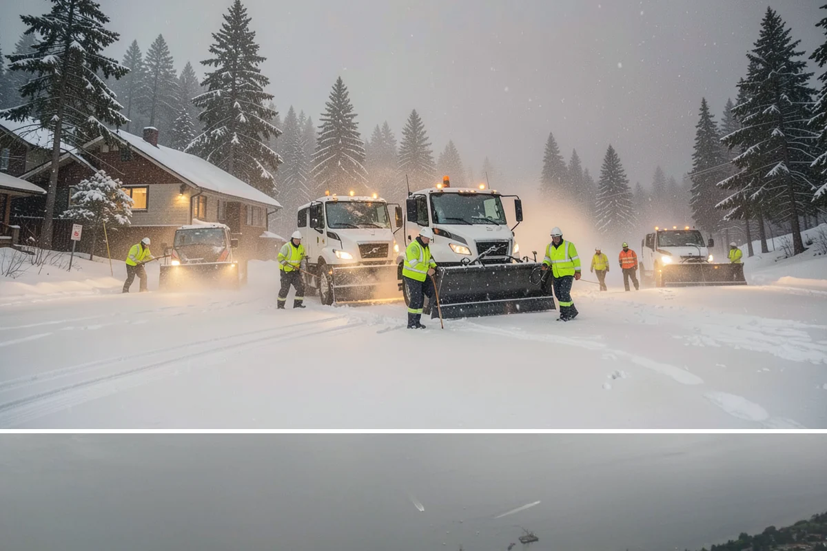 V-Plow Service in Des Moines, King County, WA - V-plow service is most valuable after heavy accumulation and drifting events from December through February.