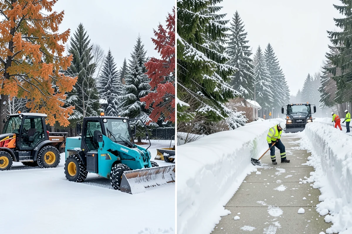 V-Plow Service in DuPont, Pierce County, WA - Set the blade to a V to break into deep or packed snow
