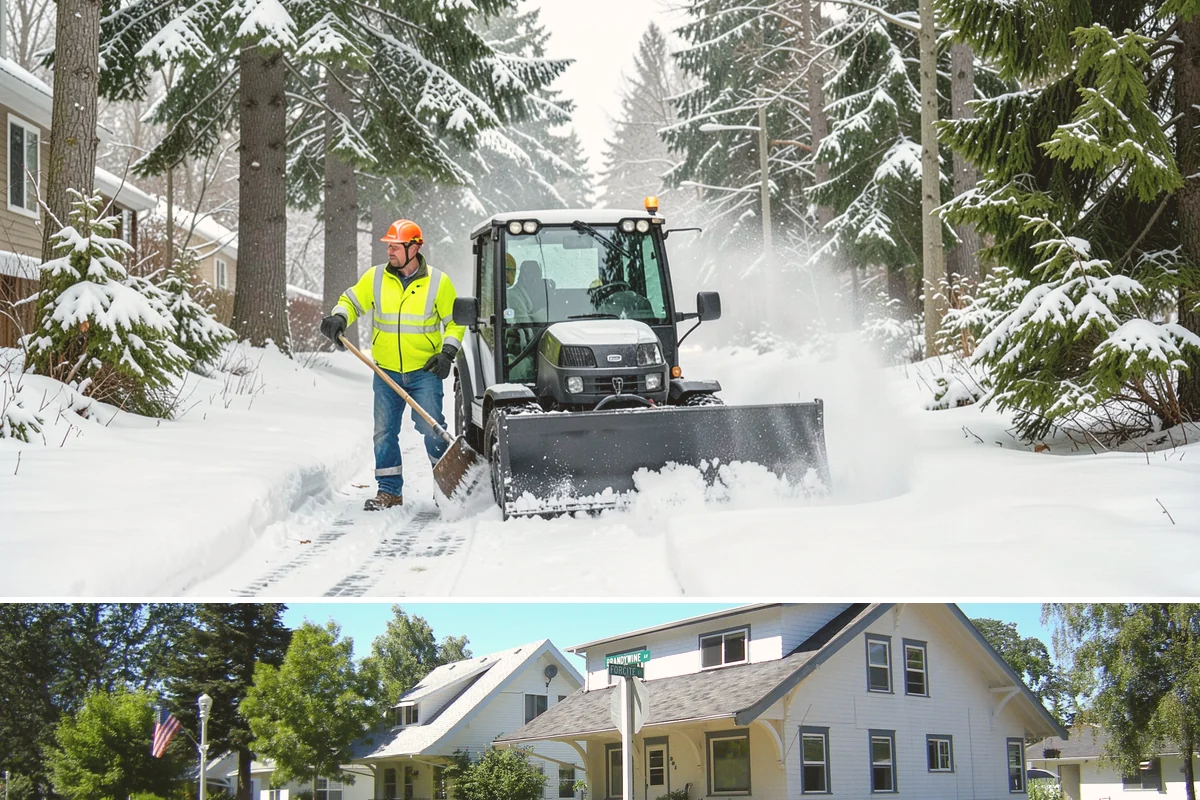 V-Plow Service in DuPont, Pierce County, WA - V-plow service is most valuable after heavy accumulation and drifting events from December through February.