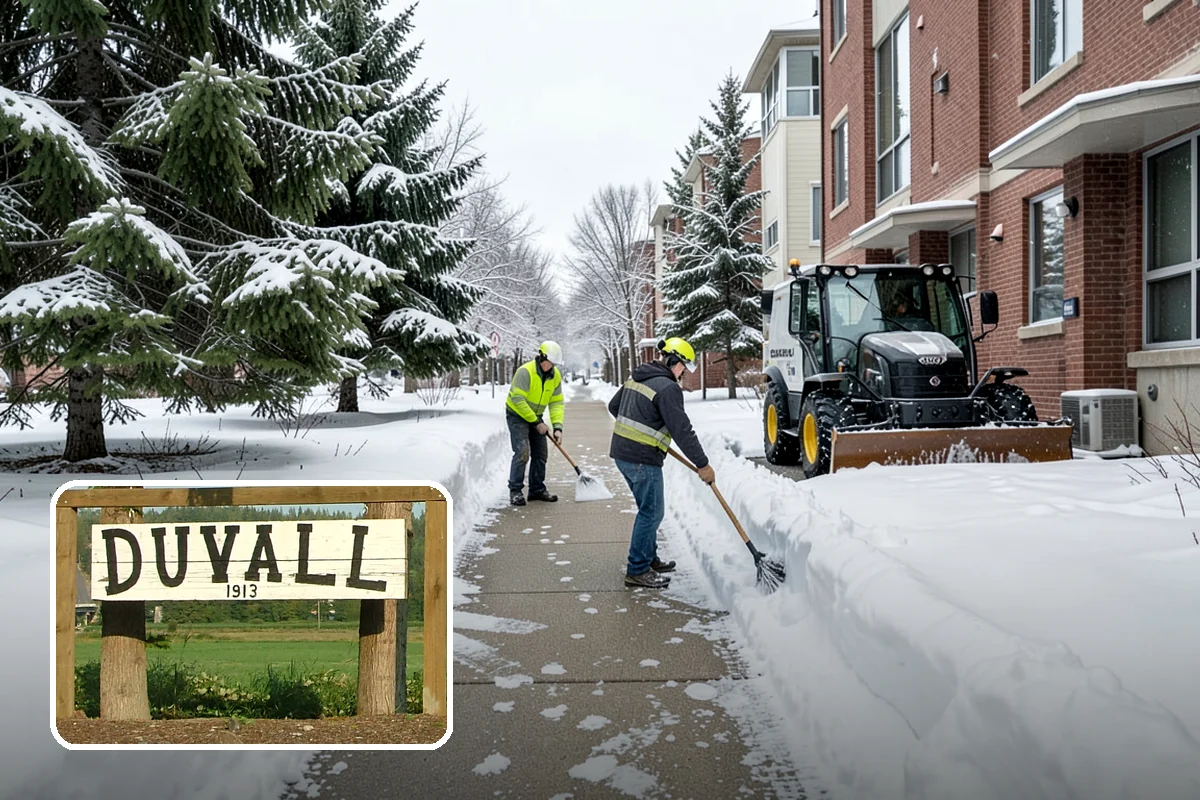 V-Plow Service in Duvall, King County, WA - Pointed blade that penetrates deep drifts and packed snow