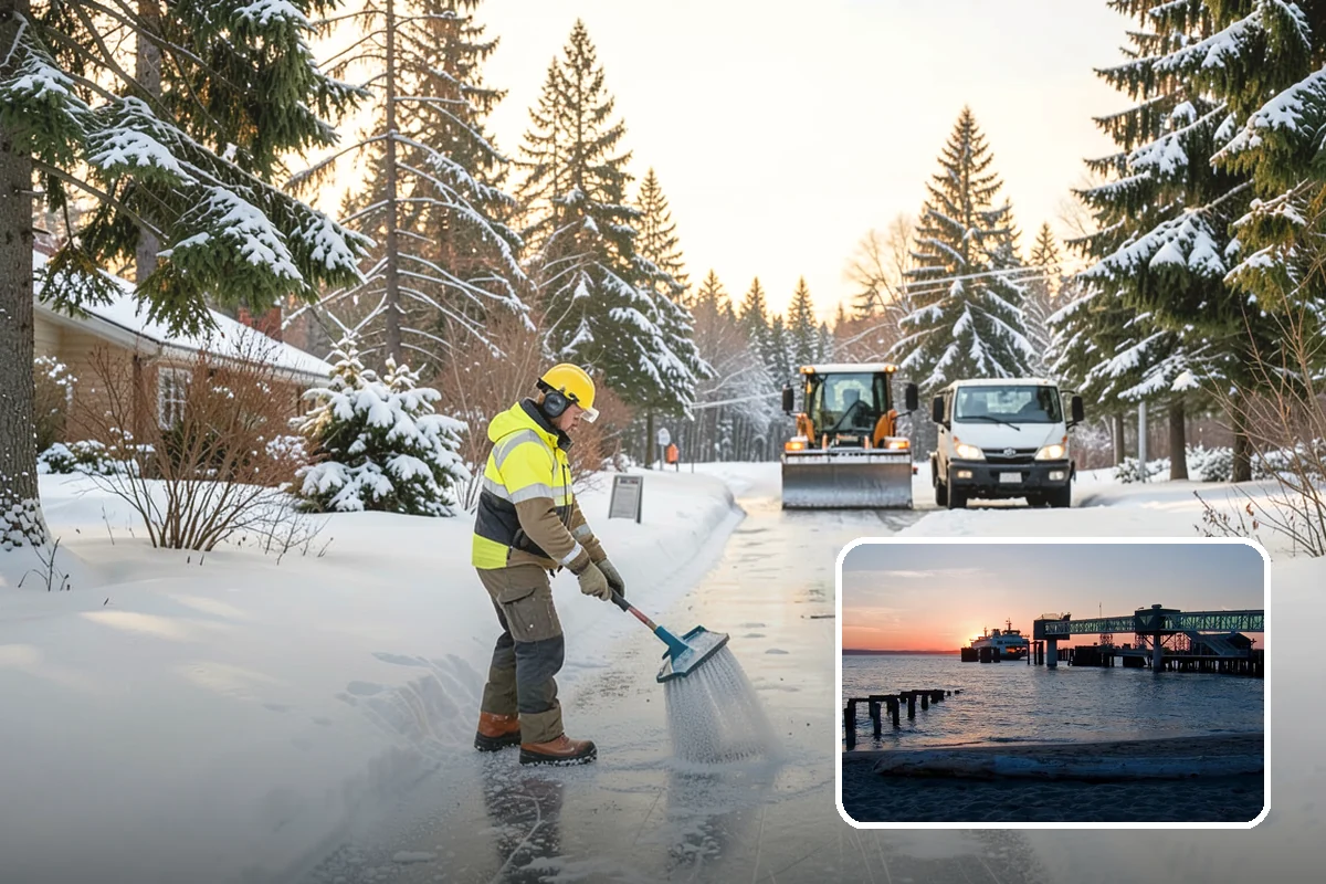 V-Plow Service in Edmonds, Snohomish County, WA - Pointed blade that penetrates deep drifts and packed snow