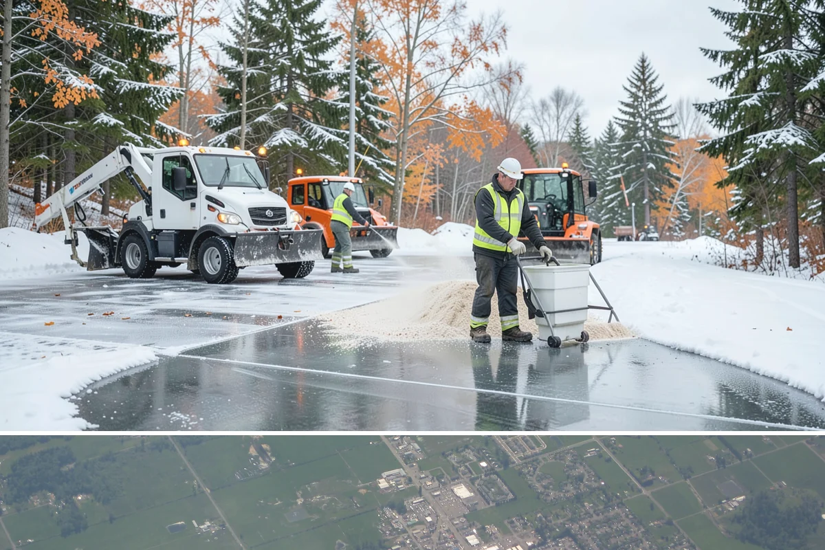 V-Plow Service in Enumclaw, King County, WA - V-plow service is most valuable after heavy accumulation and drifting events from December through February.