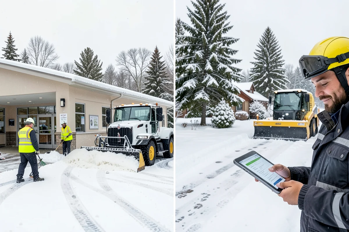 V-Plow Service in Federal Way, King County, WA - Set the blade to a V to break into deep or packed snow