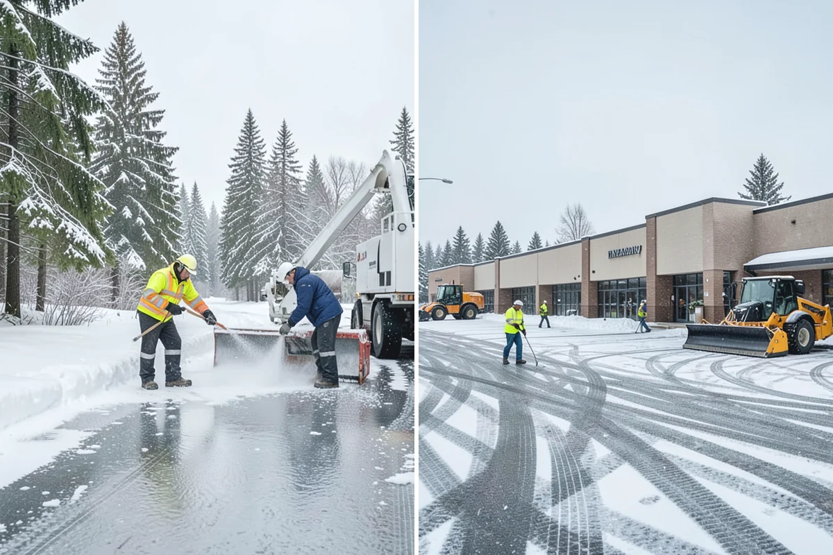 V-Plow Service in Granite Falls, Snohomish County, WA - Set the blade to a V to break into deep or packed snow