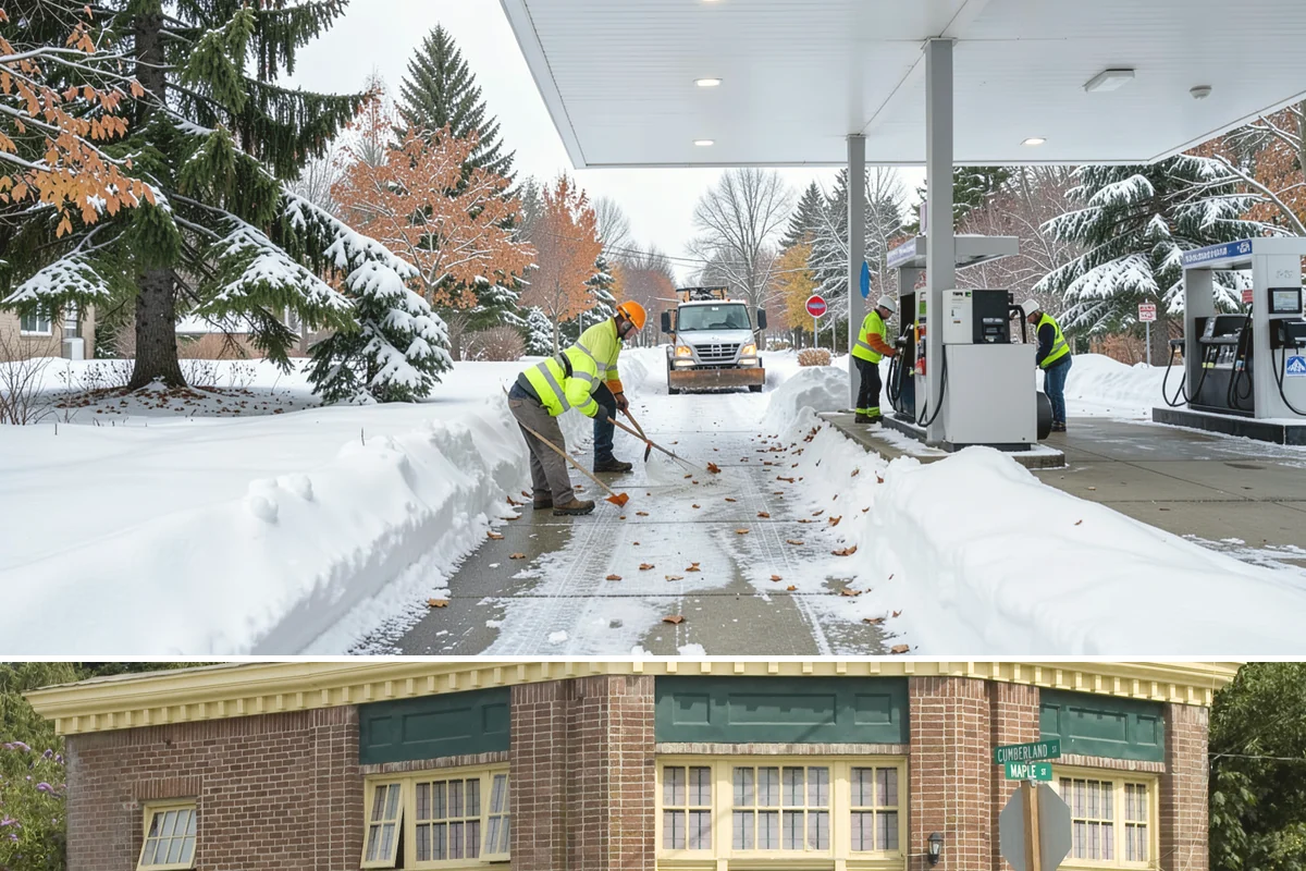 V-Plow Service in Hamilton, Skagit County, WA - V-plow service is most valuable after heavy accumulation and drifting events from December through February.