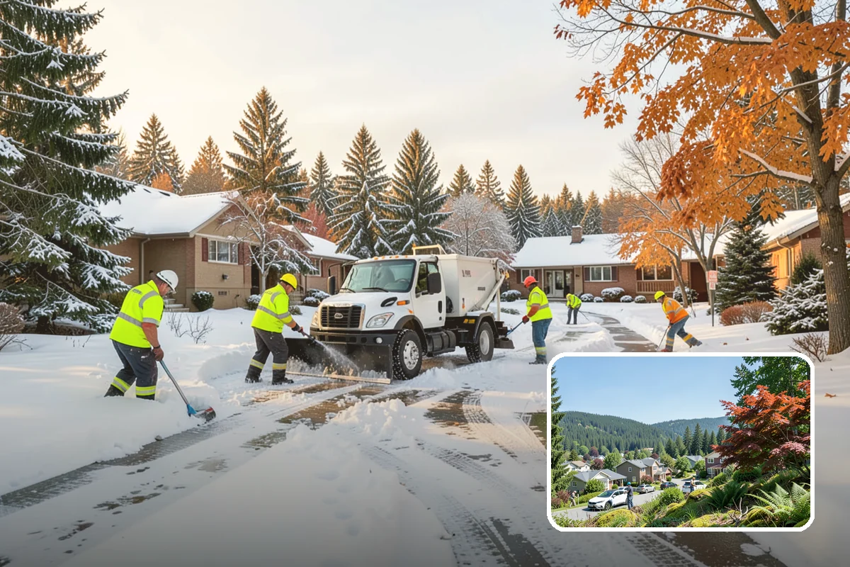 V-Plow Service in Index, Snohomish County, WA - Pointed blade that penetrates deep drifts and packed snow
