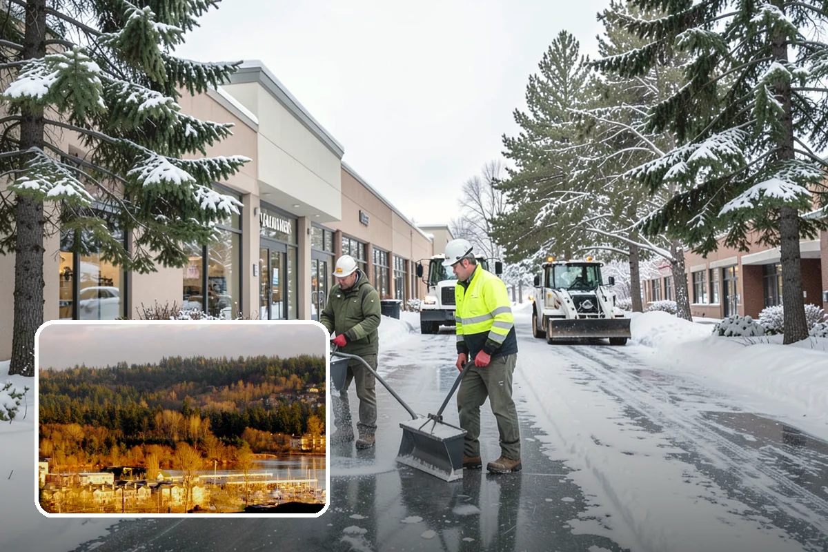 V-Plow Service in Kenmore, King County, WA - Pointed blade that penetrates deep drifts and packed snow