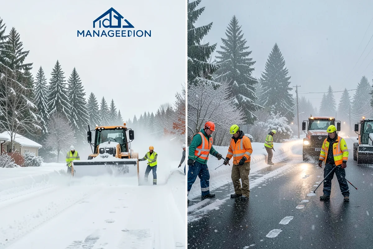 V-Plow Service in Kenmore, King County, WA - Set the blade to a V to break into deep or packed snow