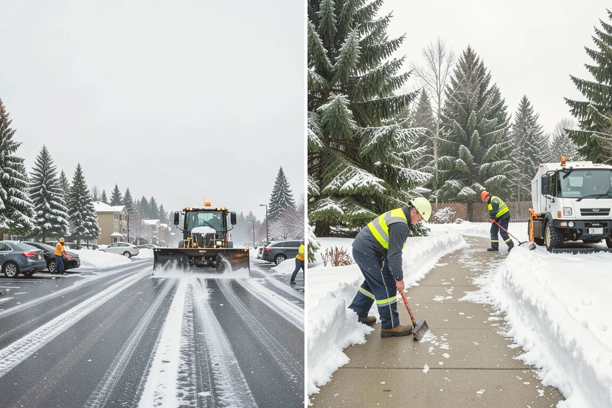 V-Plow Service in Kirkland, King County, WA - Set the blade to a V to break into deep or packed snow