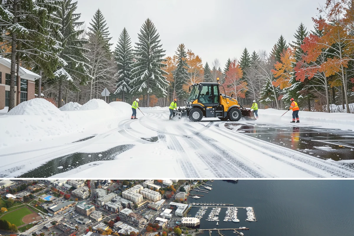 V-Plow Service in Kirkland, King County, WA - V-plow service is most valuable after heavy accumulation and drifting events from December through February.
