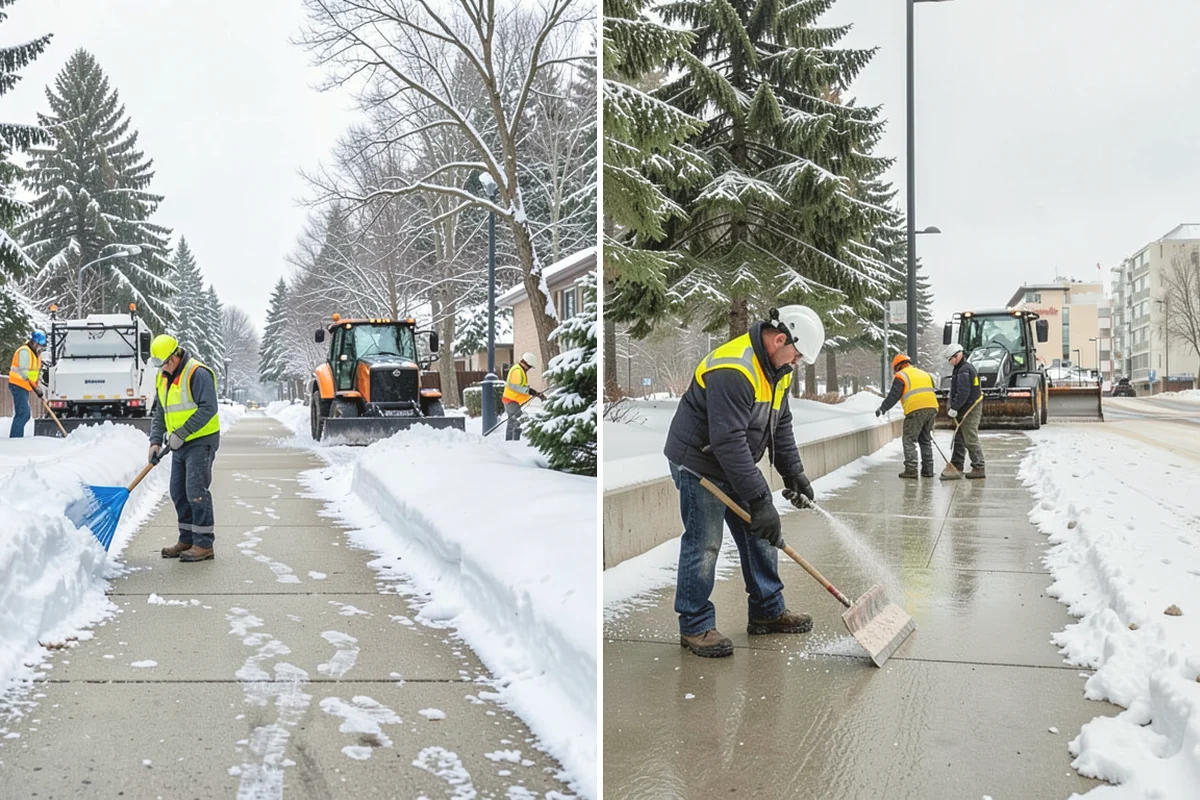 V-Plow Service in La Conner, Skagit County, WA - Set the blade to a V to break into deep or packed snow
