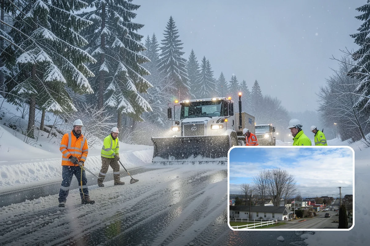 V-Plow Service in Langley, Island County, WA - Pointed blade that penetrates deep drifts and packed snow