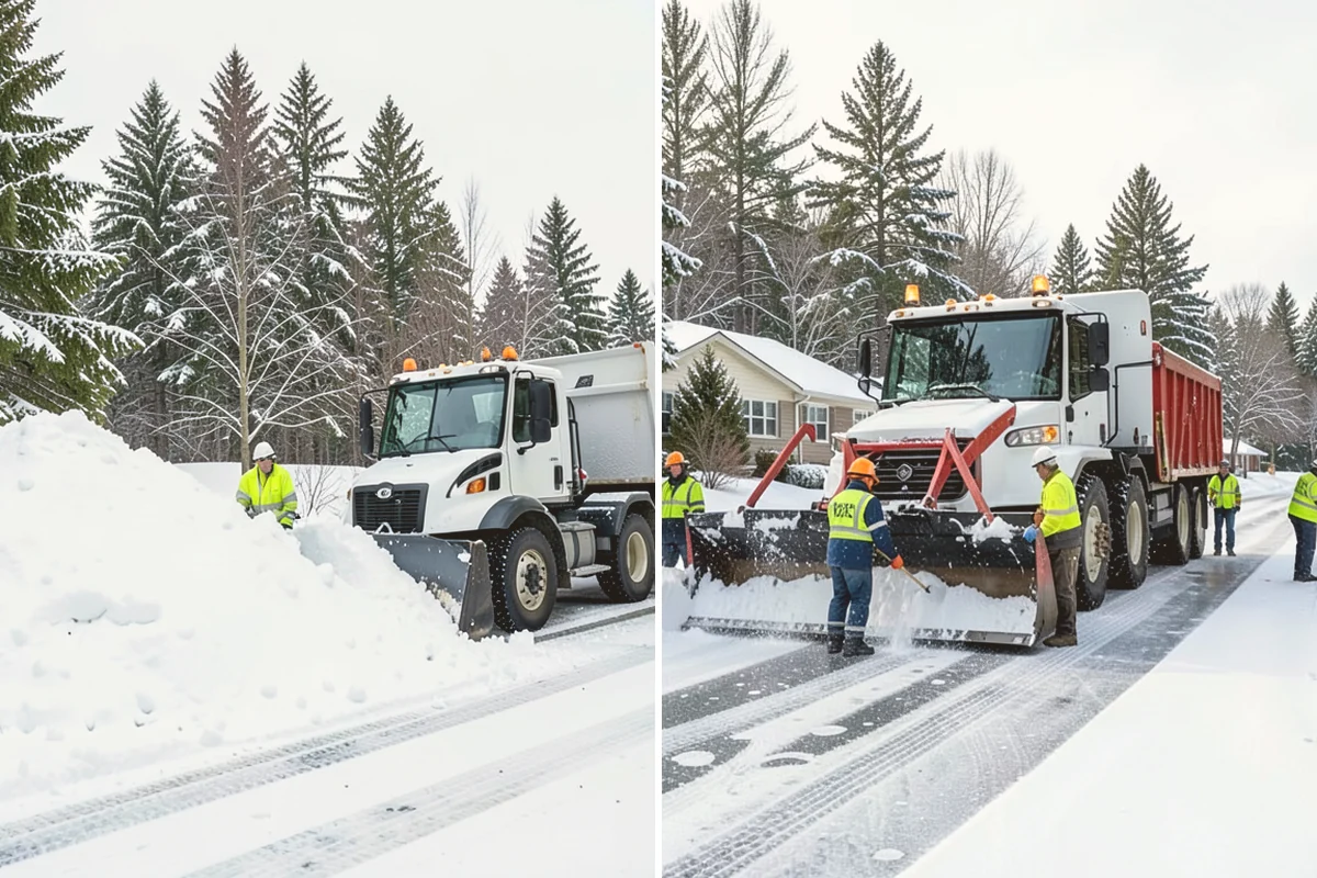 V-Plow Service in Langley, Island County, WA - Set the blade to a V to break into deep or packed snow