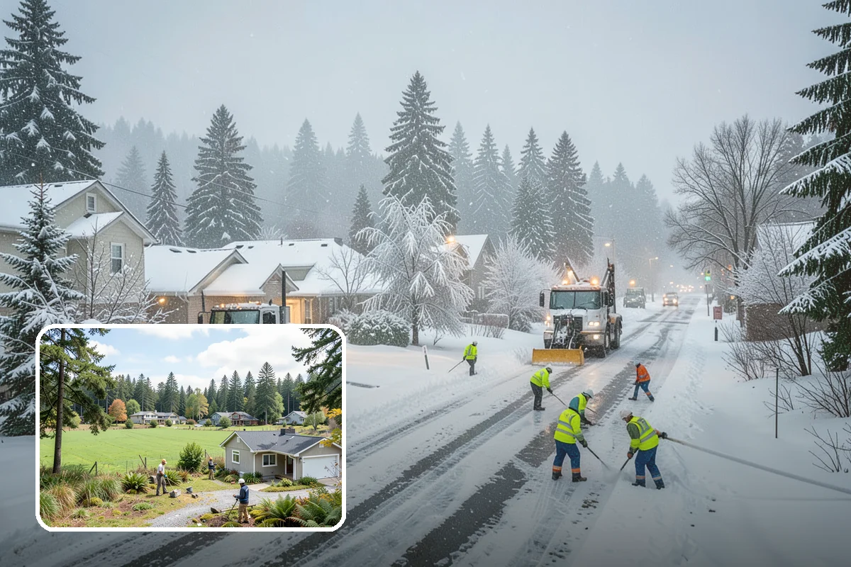 V-Plow Service in Lyman, Skagit County, WA - Pointed blade that penetrates deep drifts and packed snow