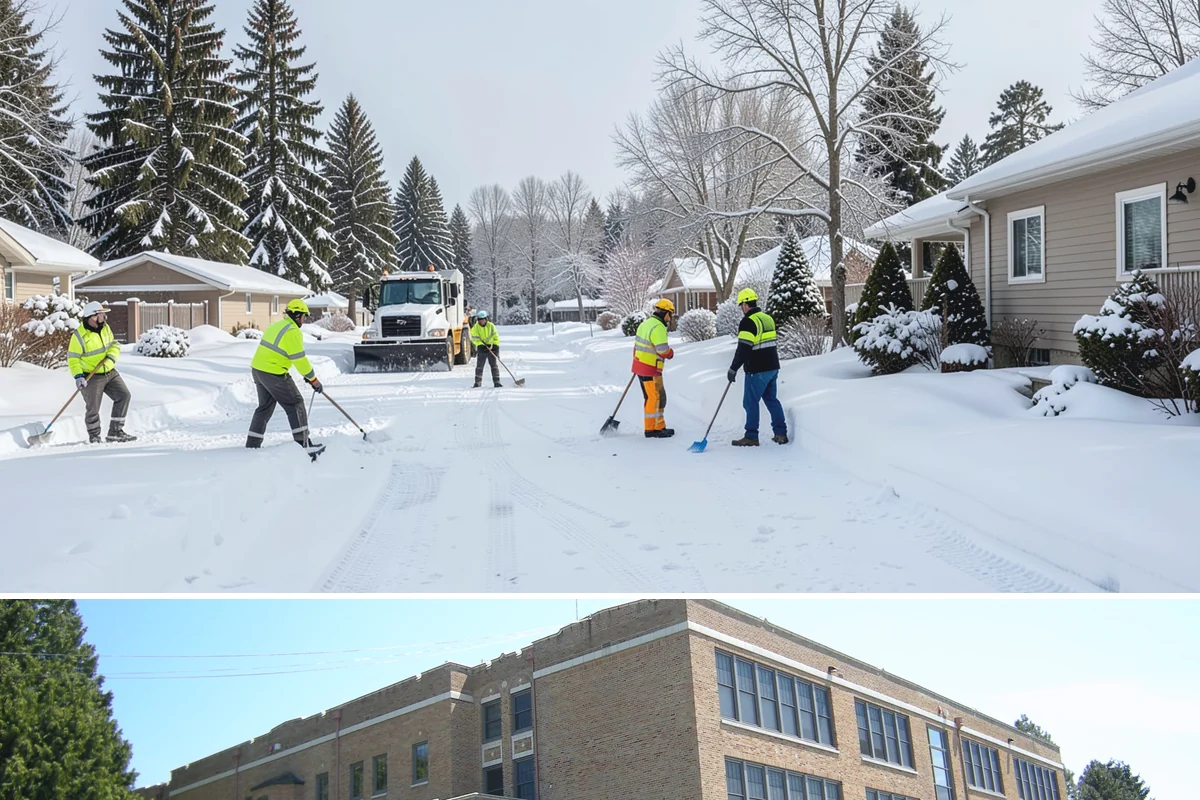 V-Plow Service in Maple Valley, King County, WA - V-plow service is most valuable after heavy accumulation and drifting events from December through February.