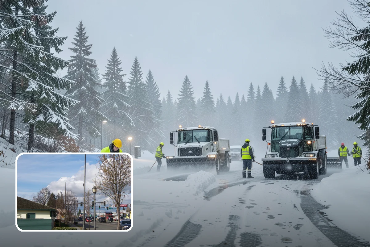 V-Plow Service in Marysville, Snohomish County, WA - Pointed blade that penetrates deep drifts and packed snow