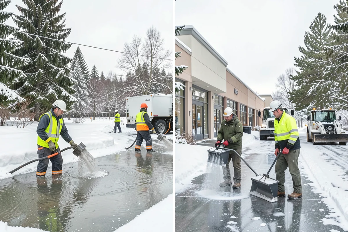 V-Plow Service in Mercer Island, King County, WA - Set the blade to a V to break into deep or packed snow