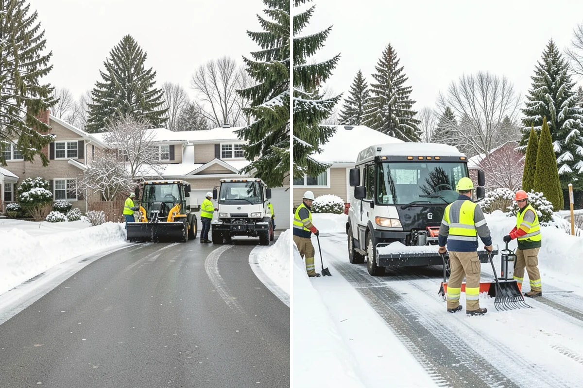 V-Plow Service in Mill Creek, Snohomish County, WA - Set the blade to a V to break into deep or packed snow