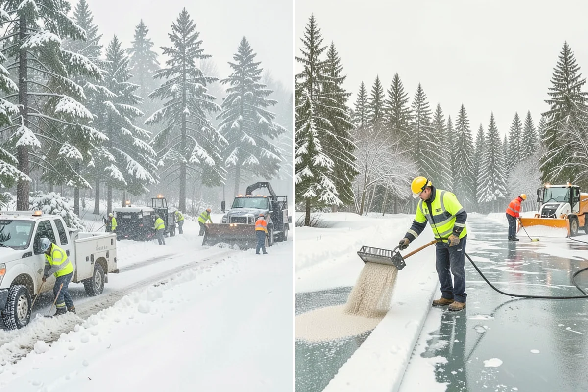 V-Plow Service in Milton, King County, WA - Set the blade to a V to break into deep or packed snow