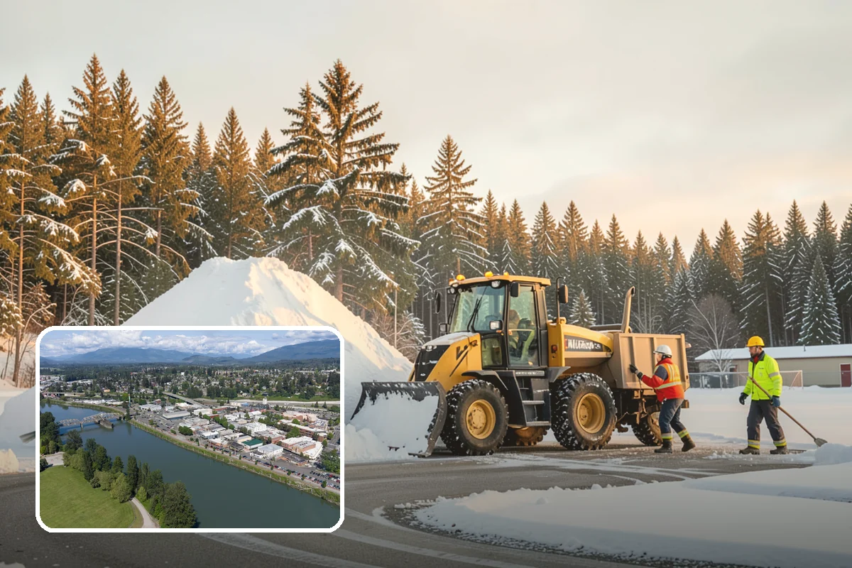 V-Plow Service in Mount Vernon, Skagit County, WA - Pointed blade that penetrates deep drifts and packed snow