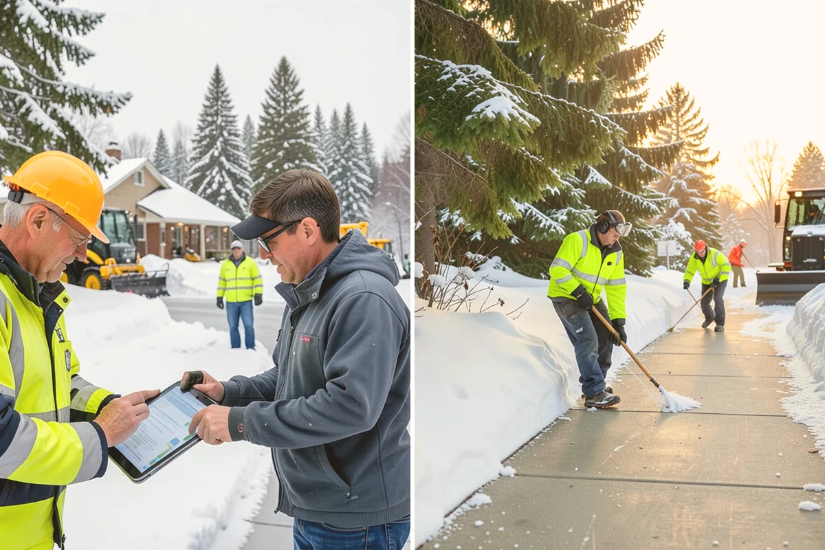 V-Plow Service in Mount Vernon, Skagit County, WA - Set the blade to a V to break into deep or packed snow