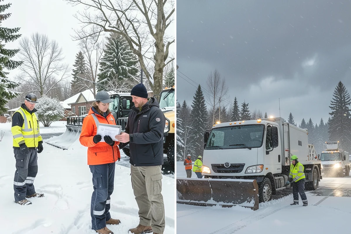 V-Plow Service in Mountlake Terrace, Snohomish County, WA - Set the blade to a V to break into deep or packed snow