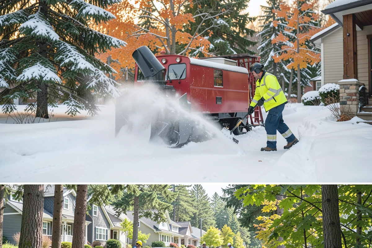 V-Plow Service in Normandy Park, King County, WA - V-plow service is most valuable after heavy accumulation and drifting events from December through February.