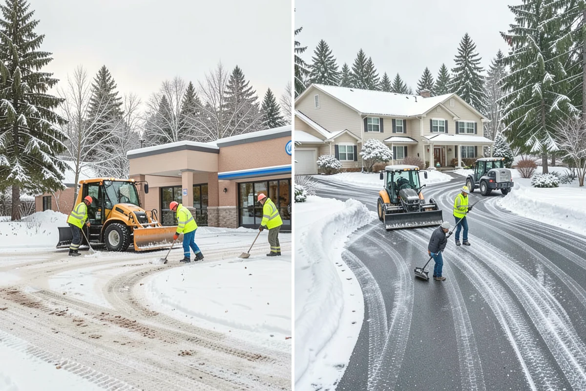 V-Plow Service in North Bend, King County, WA - Set the blade to a V to break into deep or packed snow