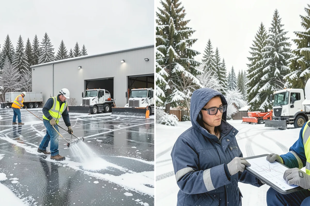 V-Plow Service in Oak Harbor, Island County, WA - Set the blade to a V to break into deep or packed snow