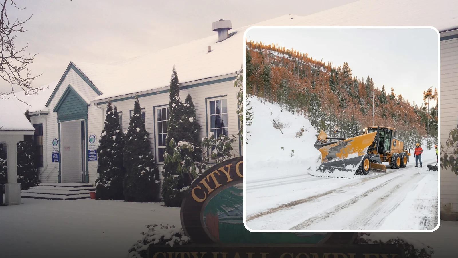 V-Plow Service in Pacific, King County, WA - Our V-plows break through deep drifts and packed snow that flat blades struggle to penetrate.