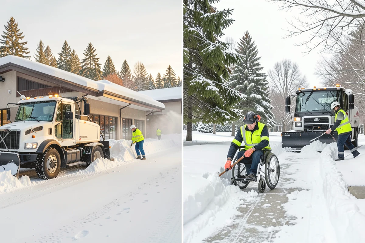 V-Plow Service in Ruston, Pierce County, WA - Set the blade to a V to break into deep or packed snow