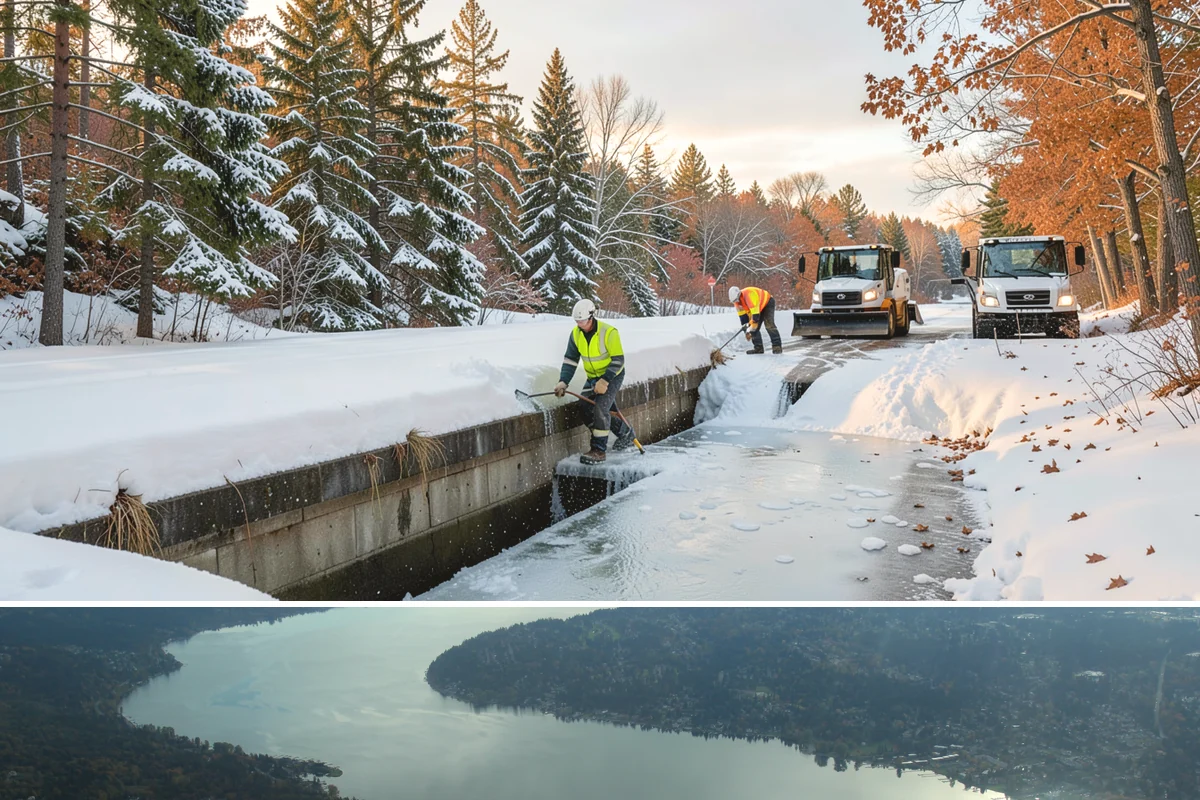 V-Plow Service in Sammamish, King County, WA - V-plow service is most valuable after heavy accumulation and drifting events from December through February.
