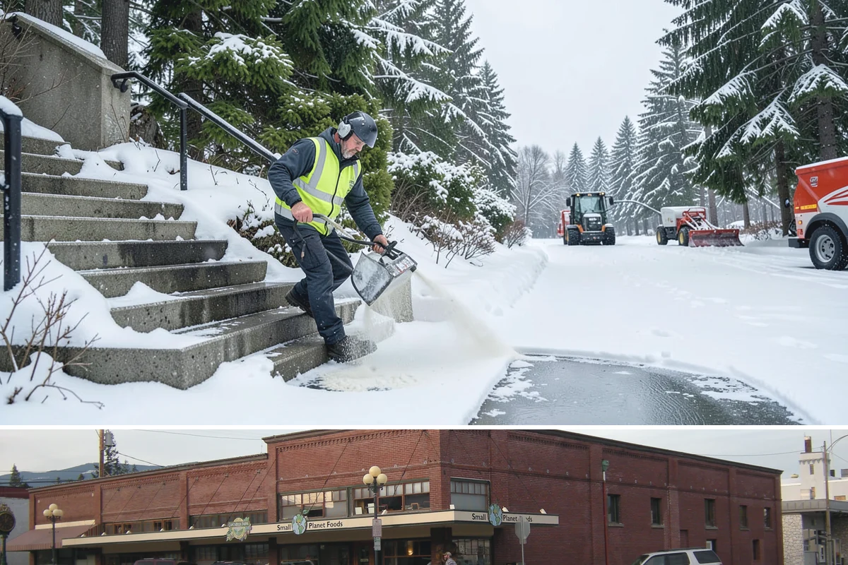 V-Plow Service in Sedro-Woolley, Skagit County, WA - V-plow service is most valuable after heavy accumulation and drifting events from December through February.