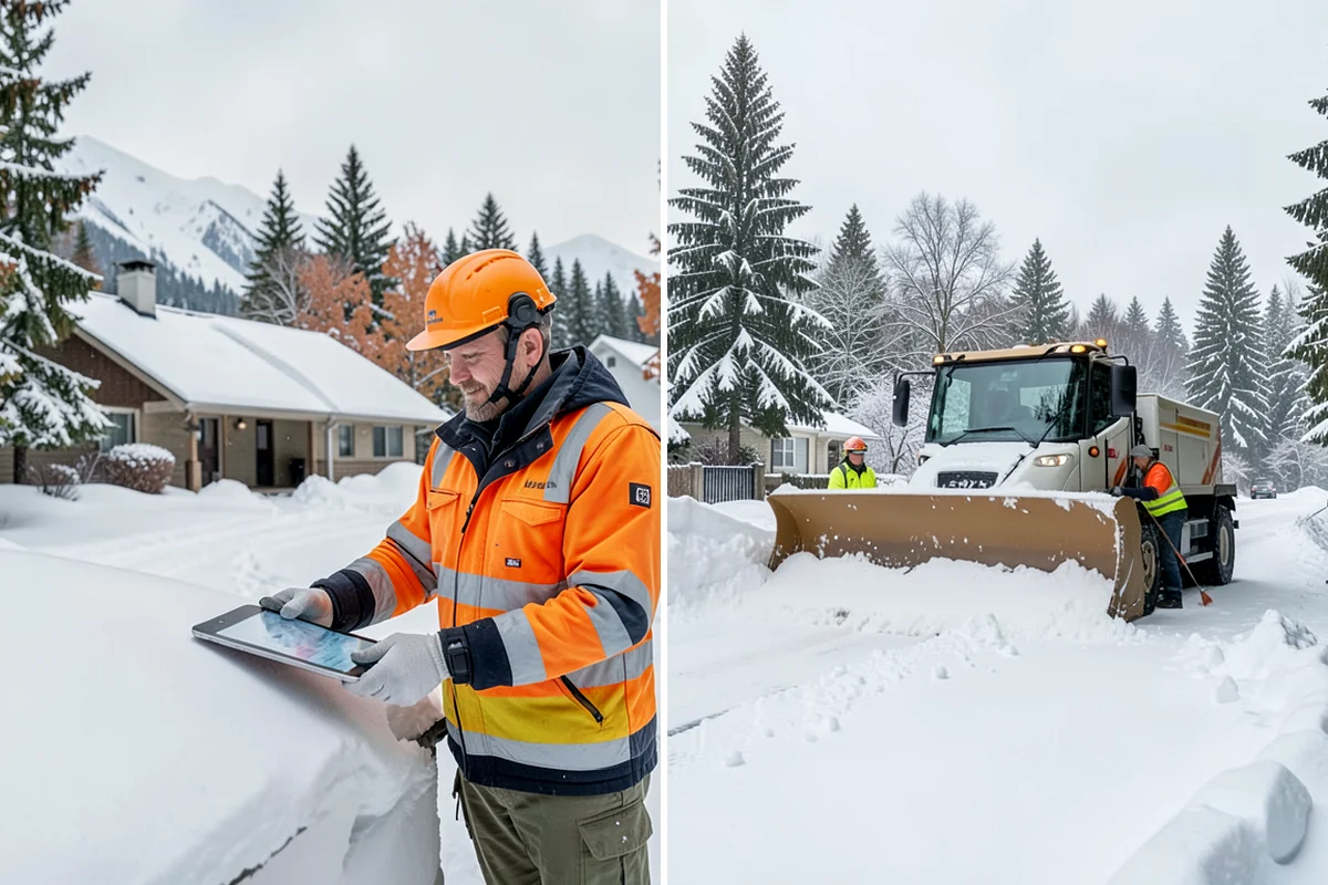 V-Plow Service in Shoreline, King County, WA - Set the blade to a V to break into deep or packed snow