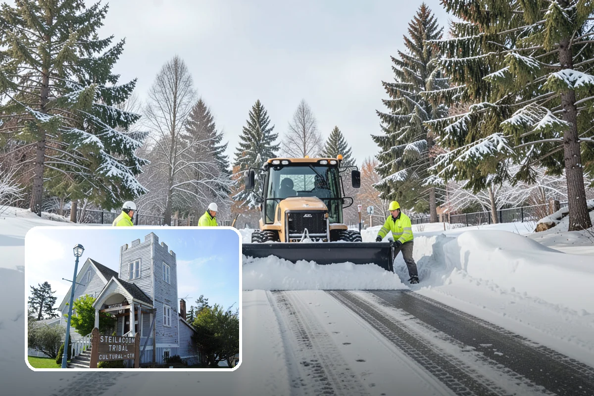 V-Plow Service in Steilacoom, Pierce County, WA - Pointed blade that penetrates deep drifts and packed snow
