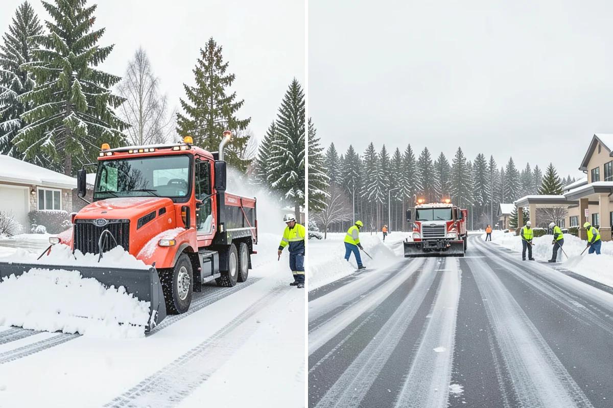 V-Plow Service in Steilacoom, Pierce County, WA - Set the blade to a V to break into deep or packed snow