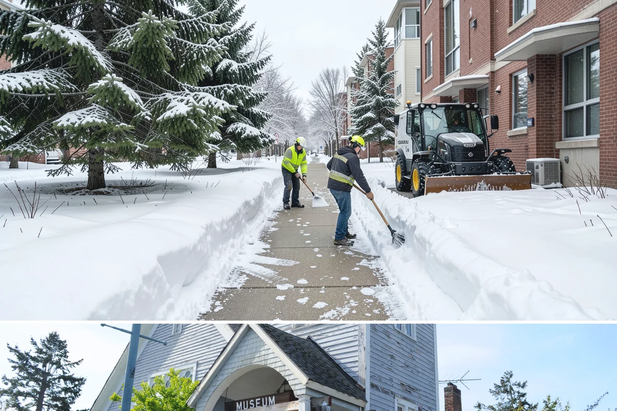 V-Plow Service in Steilacoom, Pierce County, WA - V-plow service is most valuable after heavy accumulation and drifting events from December through February.
