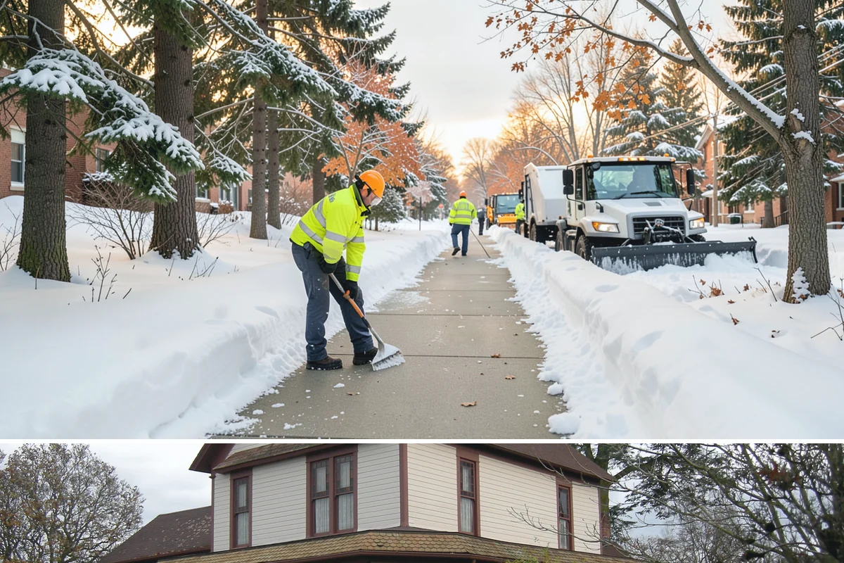 V-Plow Service in Sumner, Pierce County, WA - V-plow service is most valuable after heavy accumulation and drifting events from December through February.
