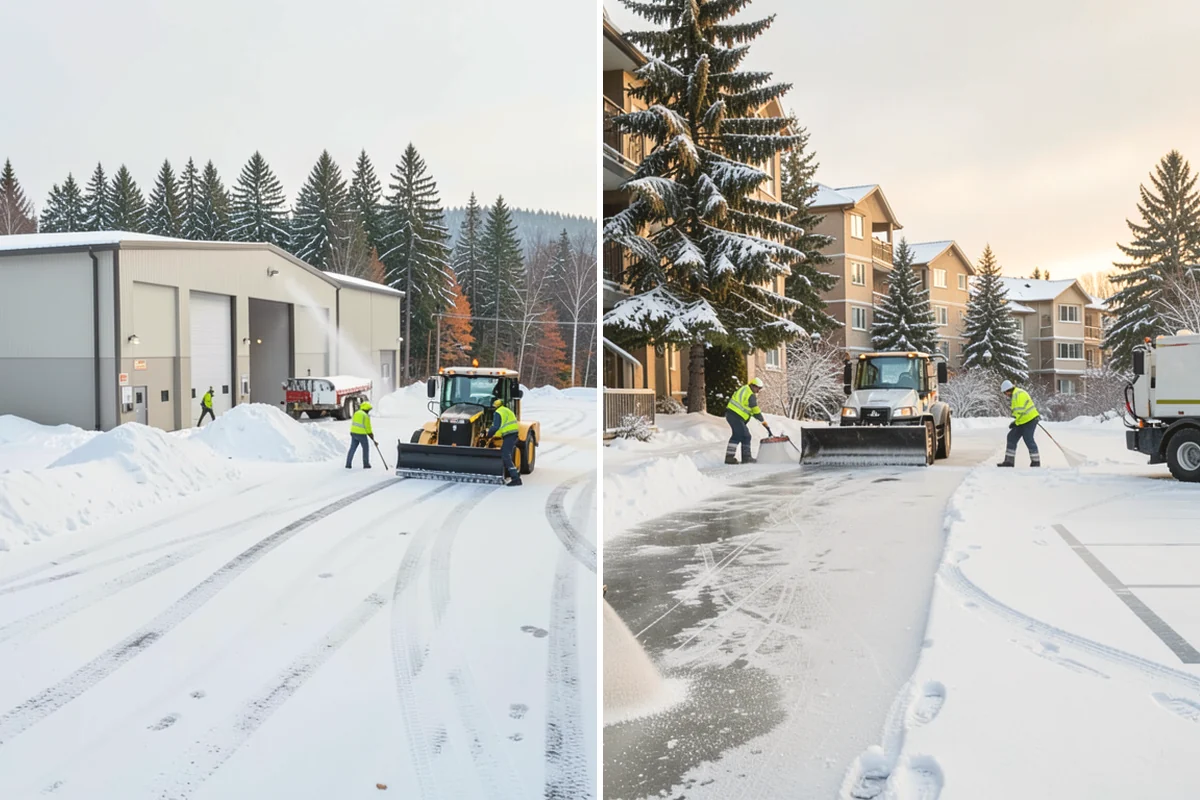 V-Plow Service in Tacoma, Pierce County, WA - Set the blade to a V to break into deep or packed snow