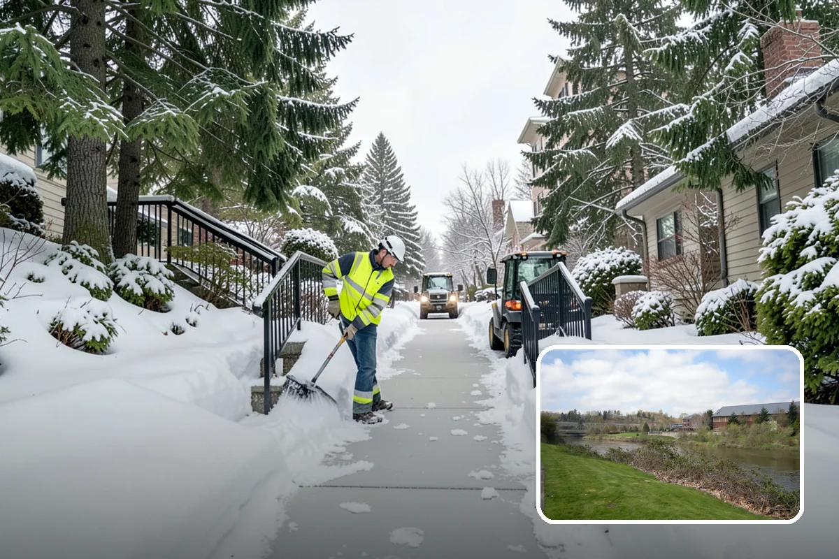 V-Plow Service in Tukwila, King County, WA - Pointed blade that penetrates deep drifts and packed snow